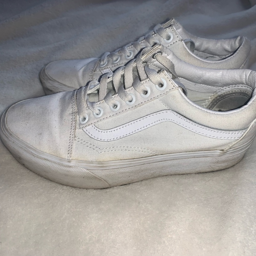 Platform White Vans